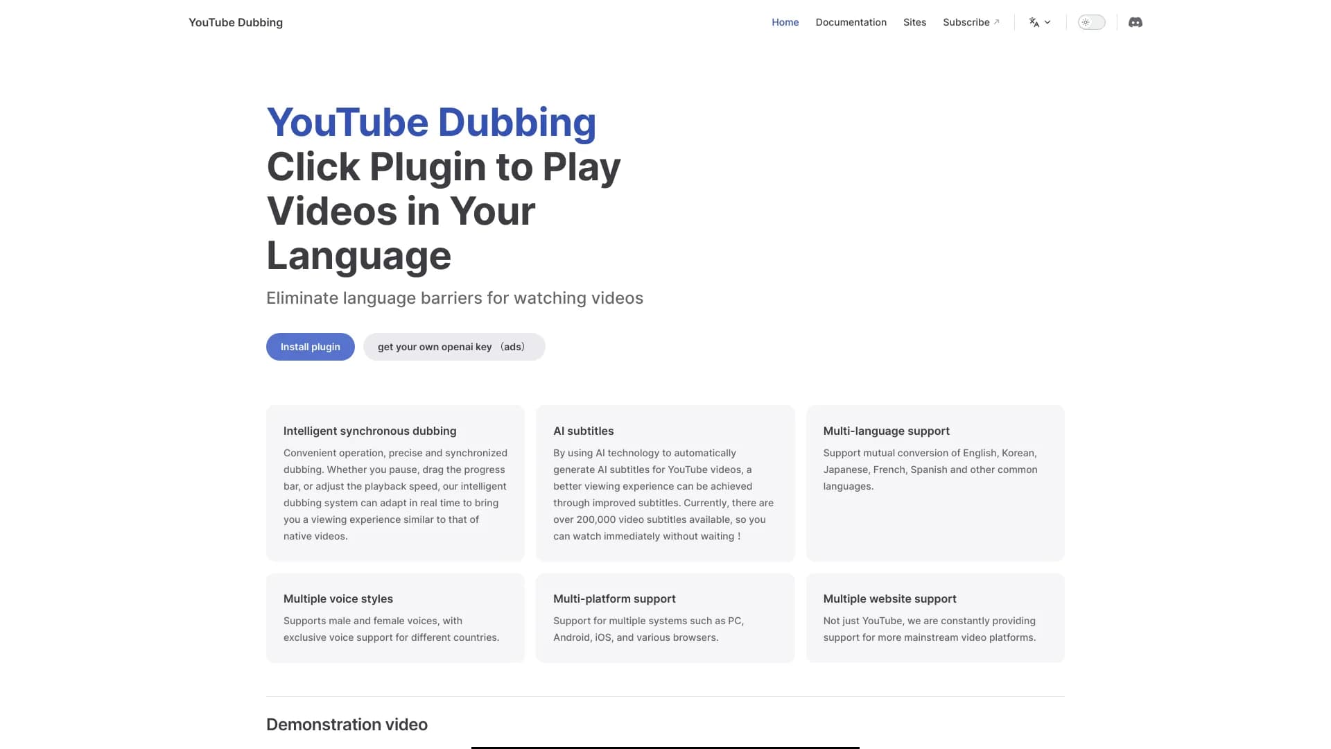 YouTube Dubbing thumbnail