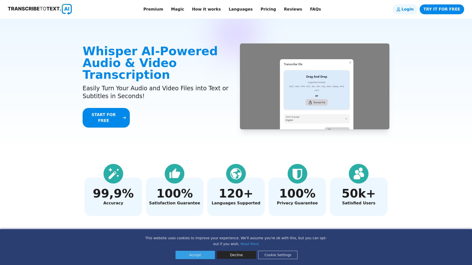 TranscribetoText.AI thumbnail