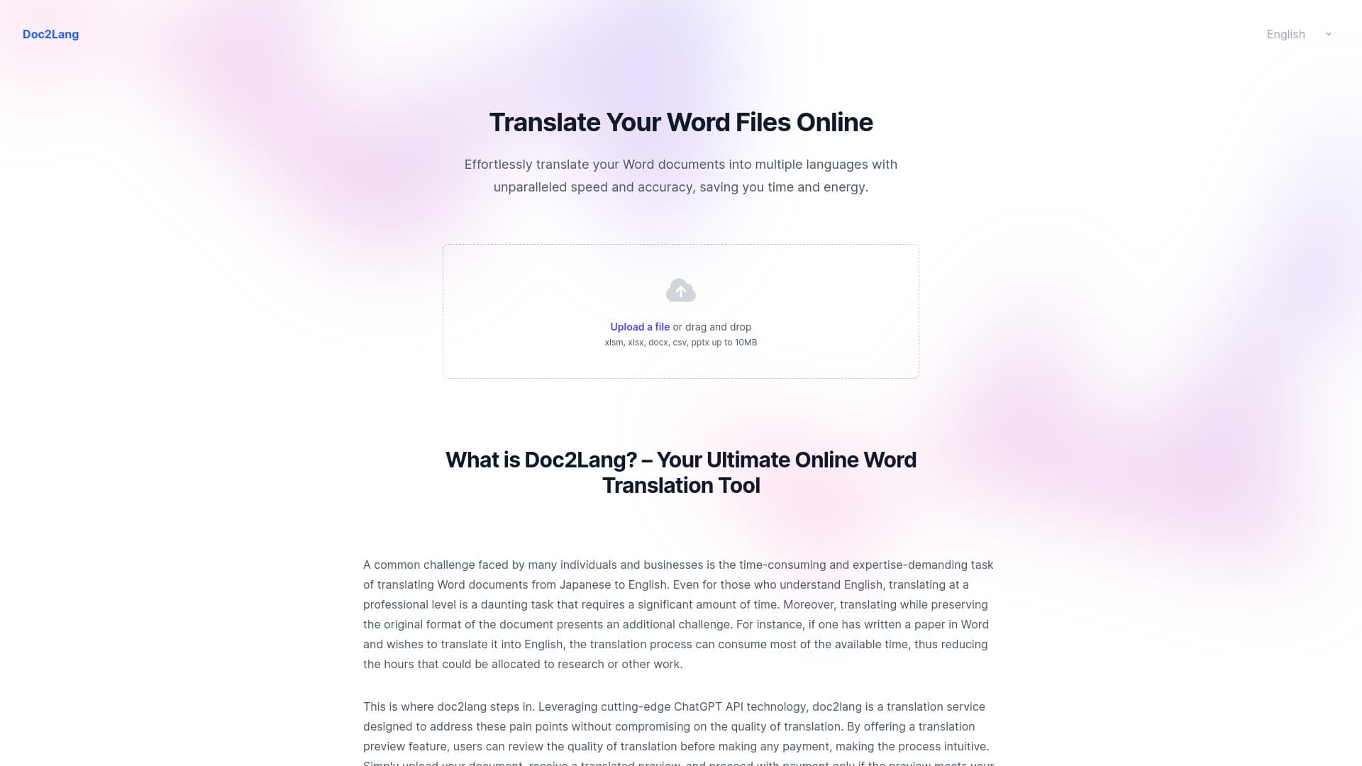 Online Word Translator By GPT thumbnail