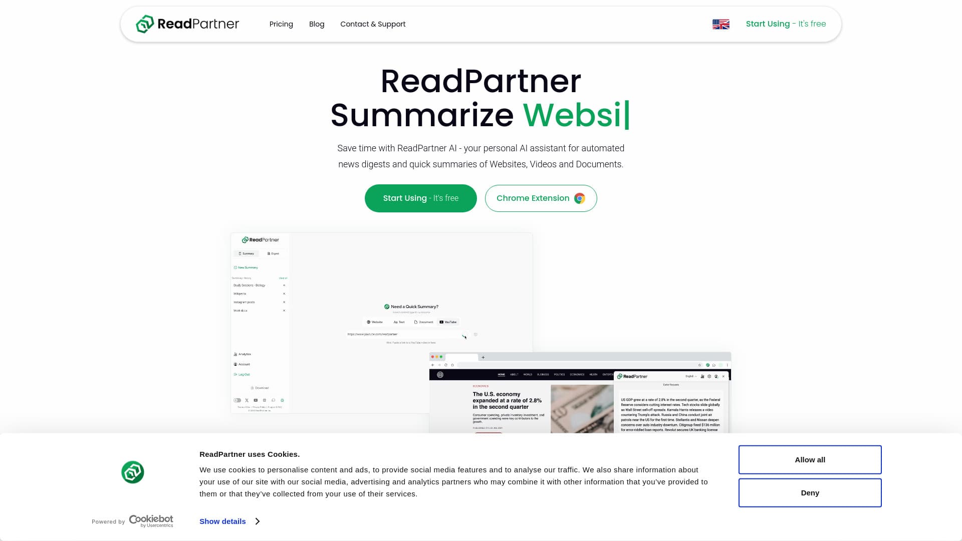 ReadPartner AI 1.0 - Portal + Extension thumbnail