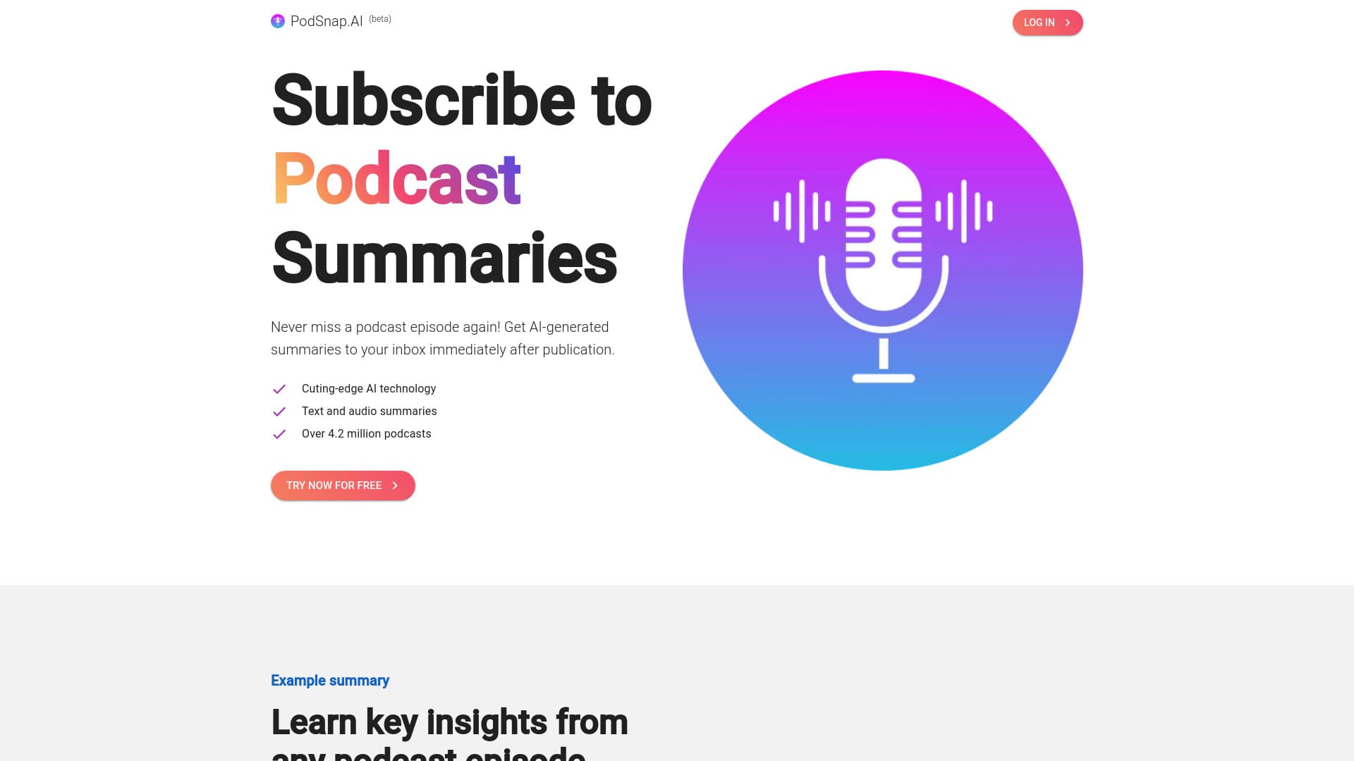 PodSnap.AI thumbnail