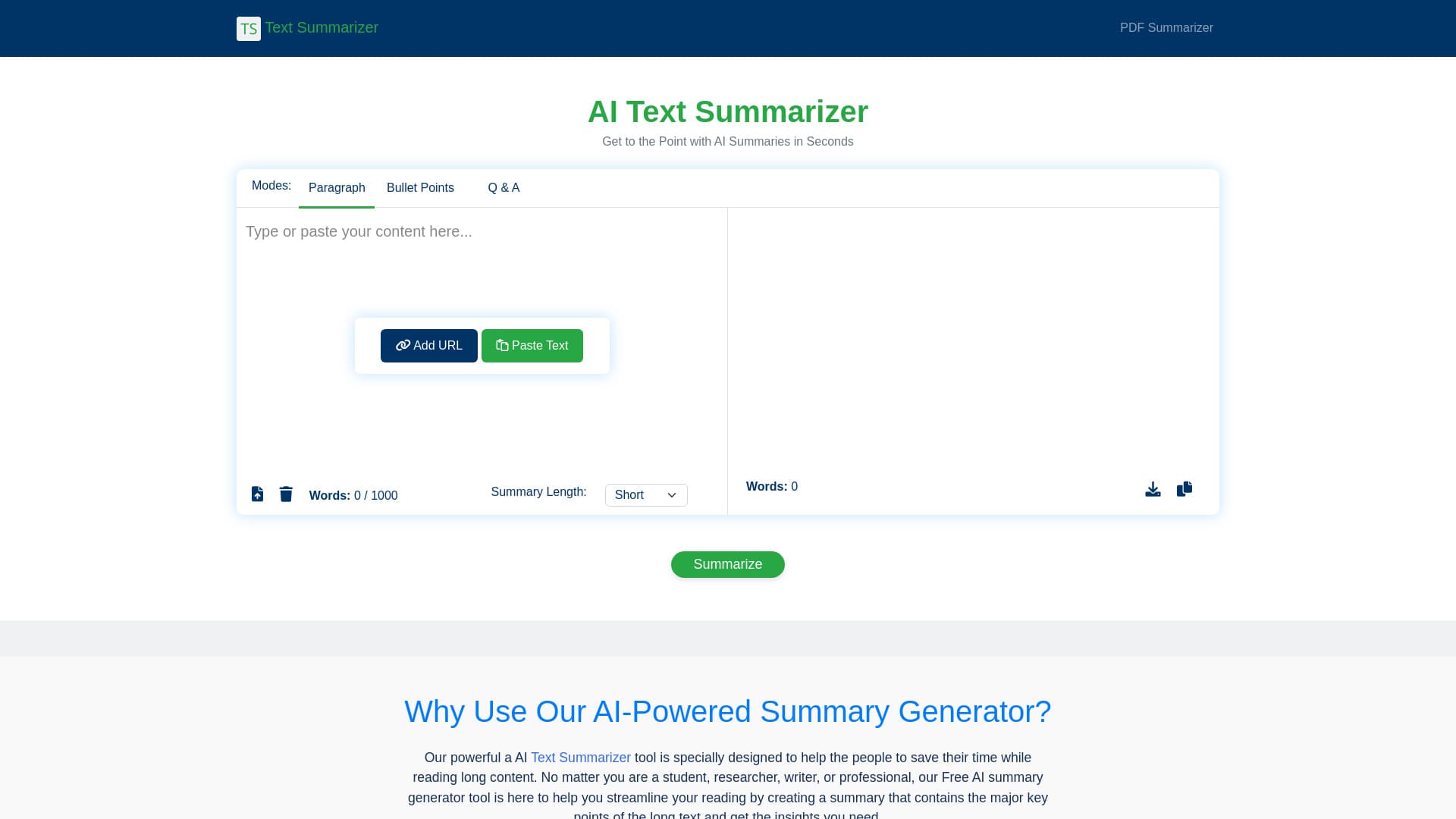 AI Text Summarizer thumbnail