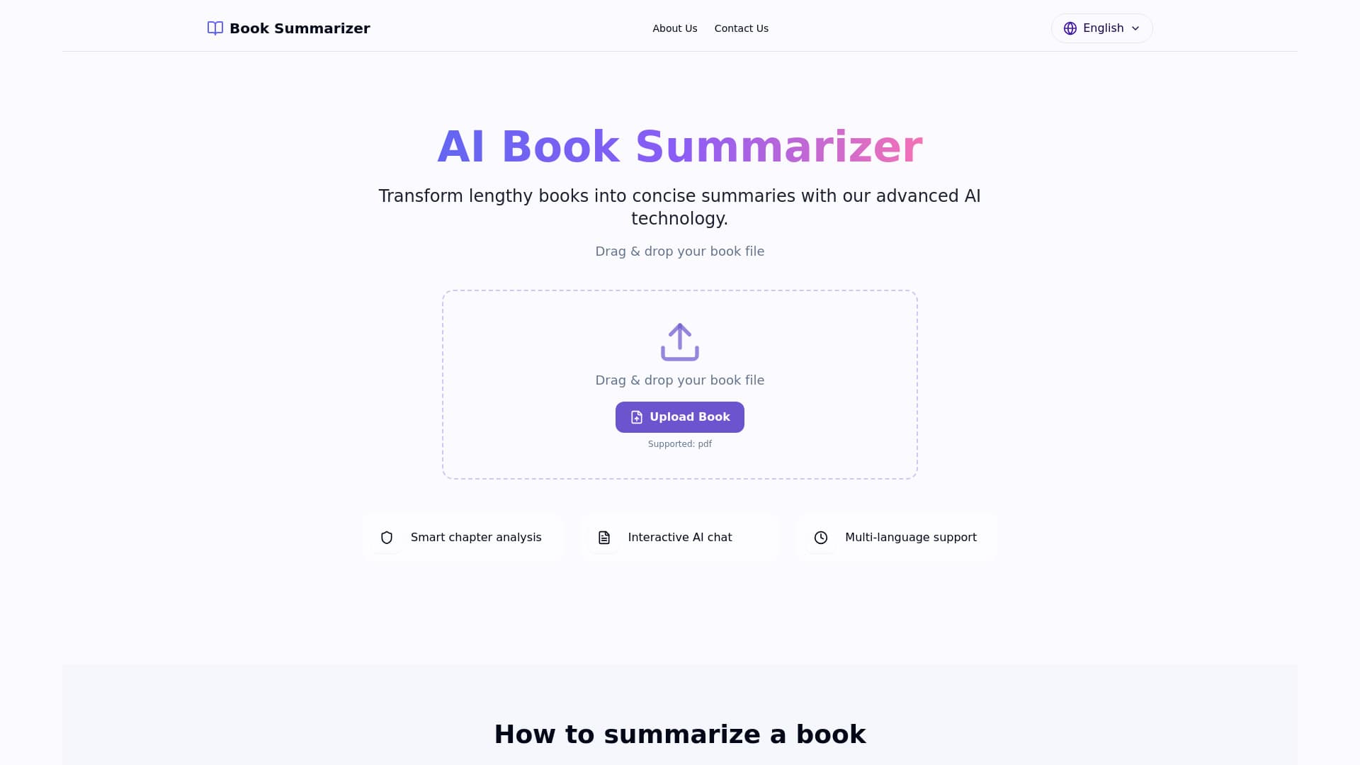 AI Book Summarizer thumbnail