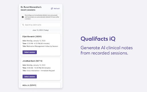 Qualifacts iQ - AI Note Assistant thumbnail