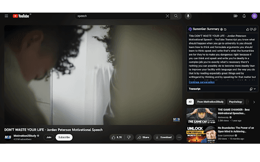 SummGen-Summary for Google/YouTube (ChatGPT) thumbnail