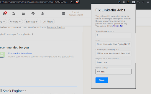 Fix Linkedin Job Search thumbnail