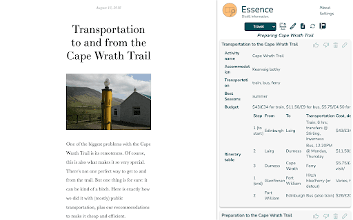 Essence - distill and collect information thumbnail