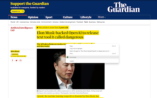 Summarize (ChatGPT and Bard) thumbnail