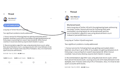 Summarize Tweet: I Ain't Reading All That thumbnail