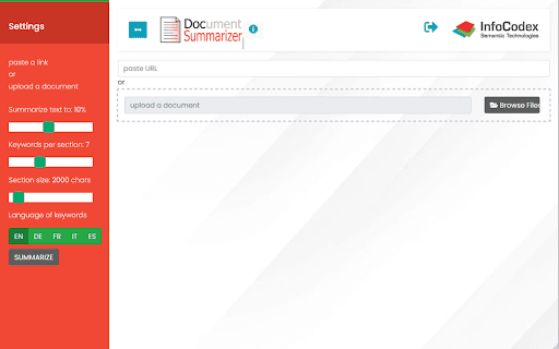 InfoCodex Document Summarizer thumbnail