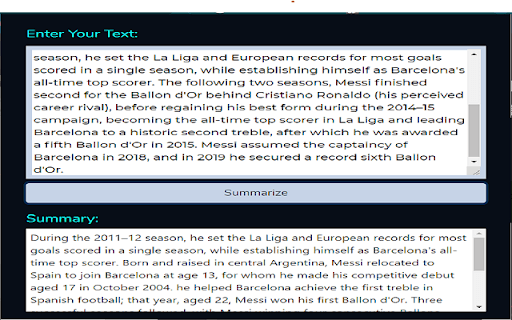 Summarizer thumbnail