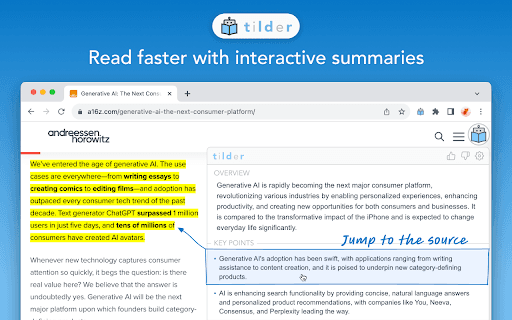 Tilder - Your AI reading assistant thumbnail