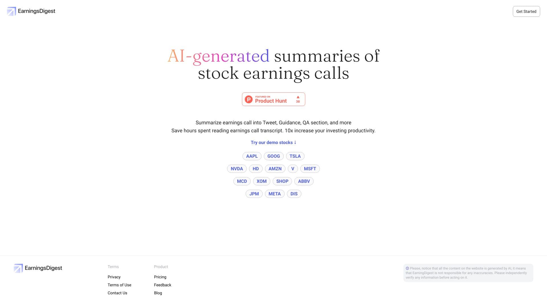 EarningsDigest thumbnail