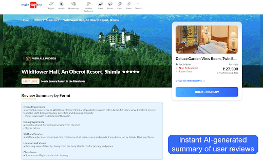 Fermi - Summarise Reviews on MakeMyTrip thumbnail