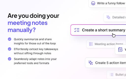 Tactiq: ChatGPT meeting summary thumbnail