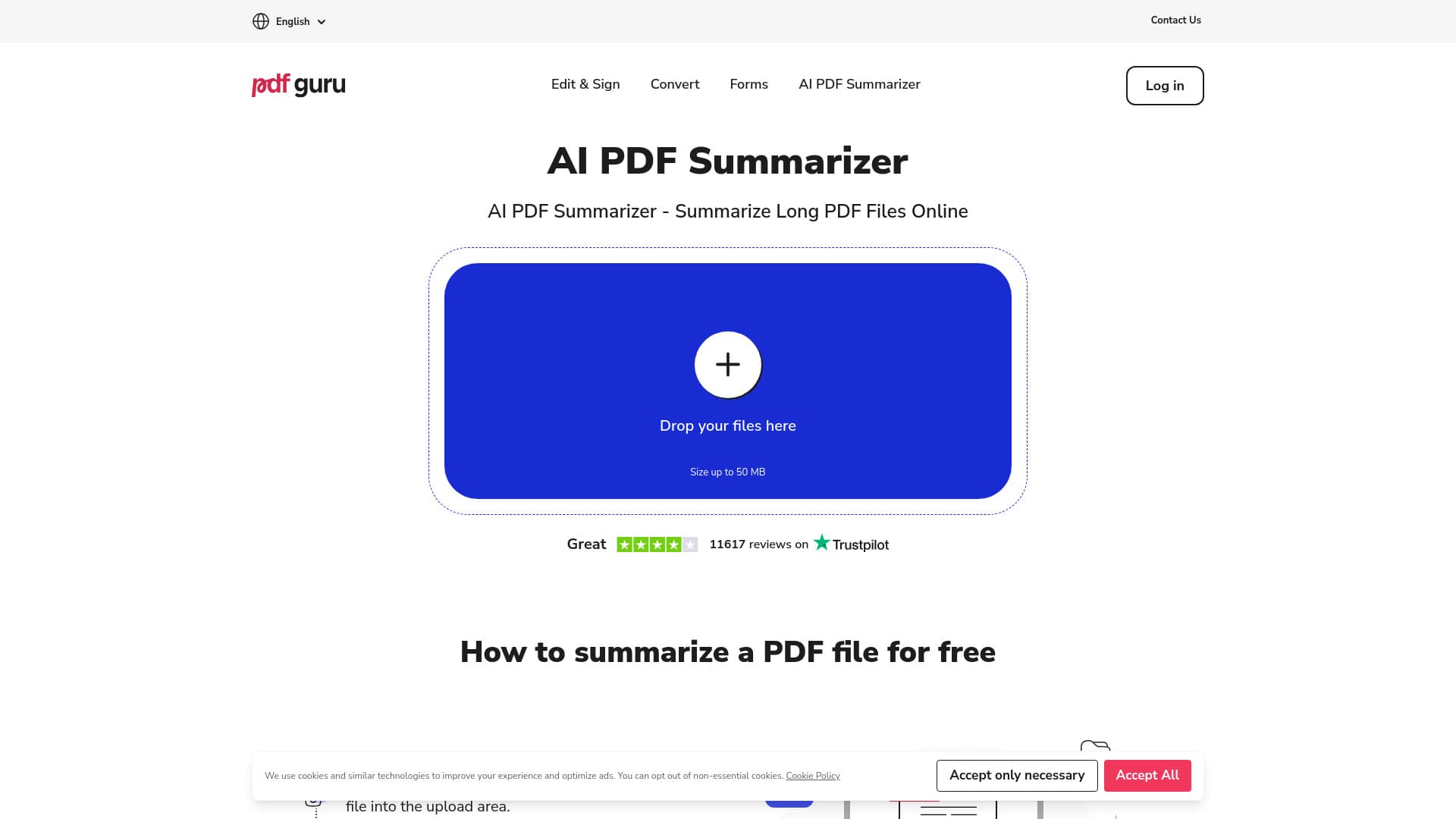 AI PDF Summarizer by PDF Guru screenshot
