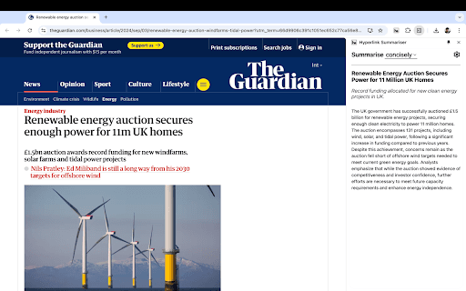 Hyperlink Summariser - GPT thumbnail