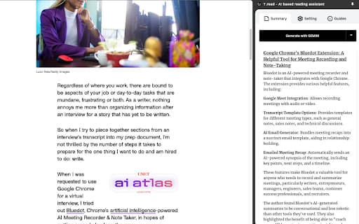 T.read - AI based reading assistant thumbnail