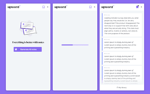 Upword: AI notes & summarization tool thumbnail
