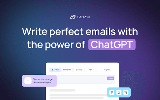 Raply.AI - ChatGPT Email Assistant AI thumbnail