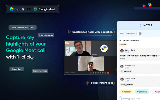 Betafi: Record, Add Notes, Transcribe Calls thumbnail