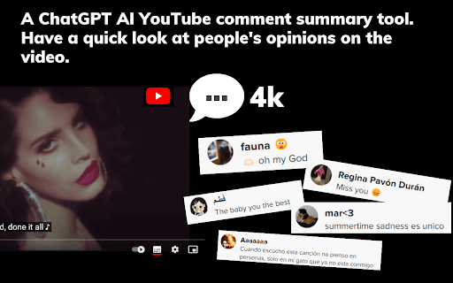 YouTube Comment Summary with ChatGPT OpenAI thumbnail