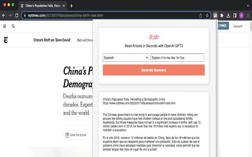 tl;dr: GPT3 News Summarizer thumbnail