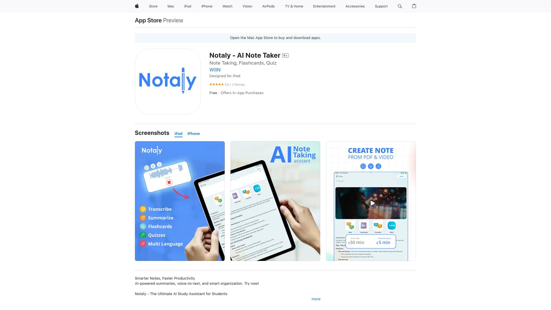 Notaly - Note Taking AI thumbnail