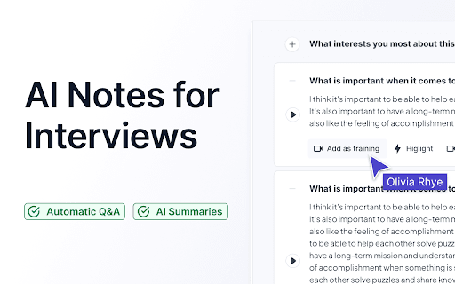 Aspect - AI Notes For Interviews & Recruiters thumbnail