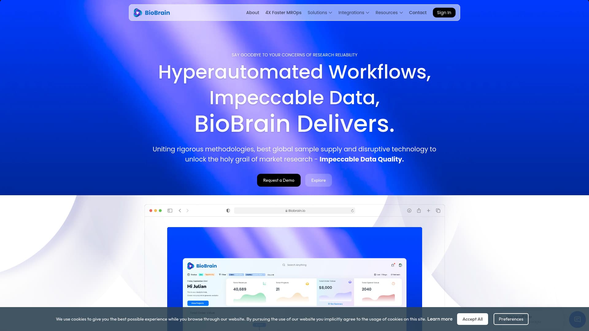 BioBrain Insights MROps Platform thumbnail