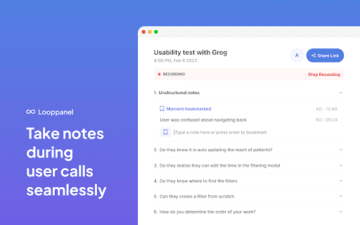 Looppanel - Record & Transcribe Video thumbnail