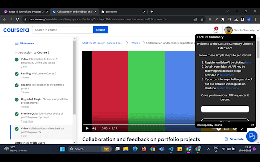 Lecture Summary: Youtube, Udemy And Coursera thumbnail