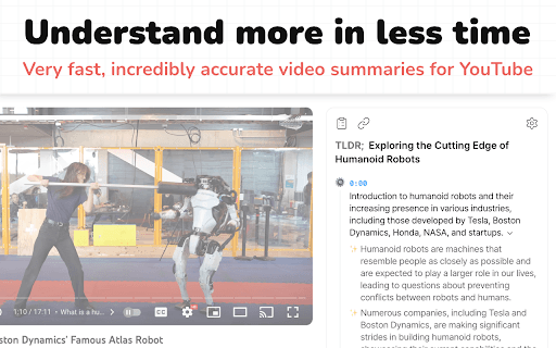 Smart Summary for Youtube ✦ AI Video Summary thumbnail