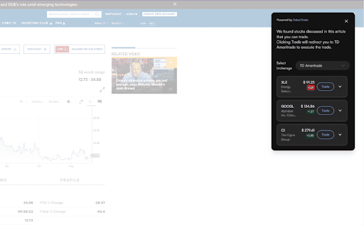 SaberTrade Browser Plugin thumbnail