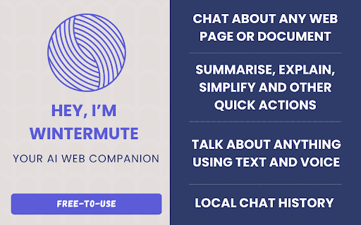 Wintermute: AI Web Companion thumbnail