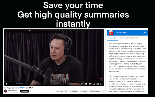 TubeSumma: YouTube Summarizer thumbnail