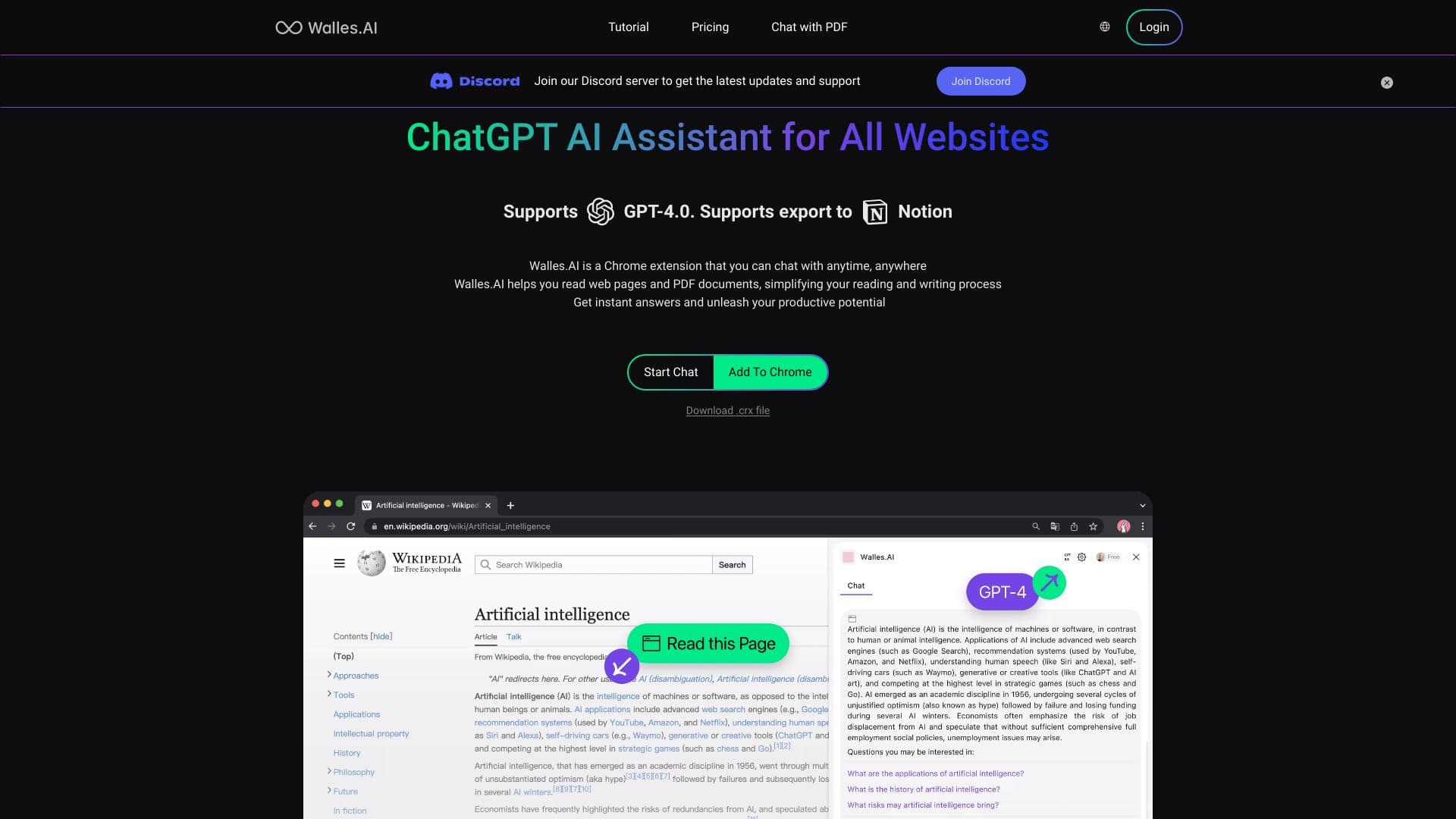 Walles.ai - Your AI Browser Sidekick thumbnail