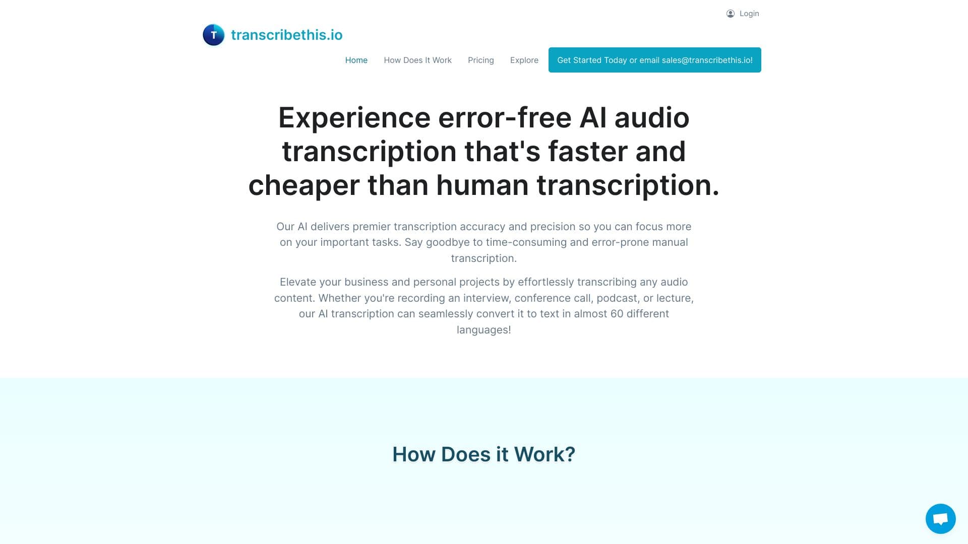 AI audio transcription thumbnail