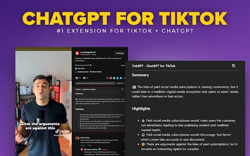TokGPT - ChatGPT for TikTok thumbnail