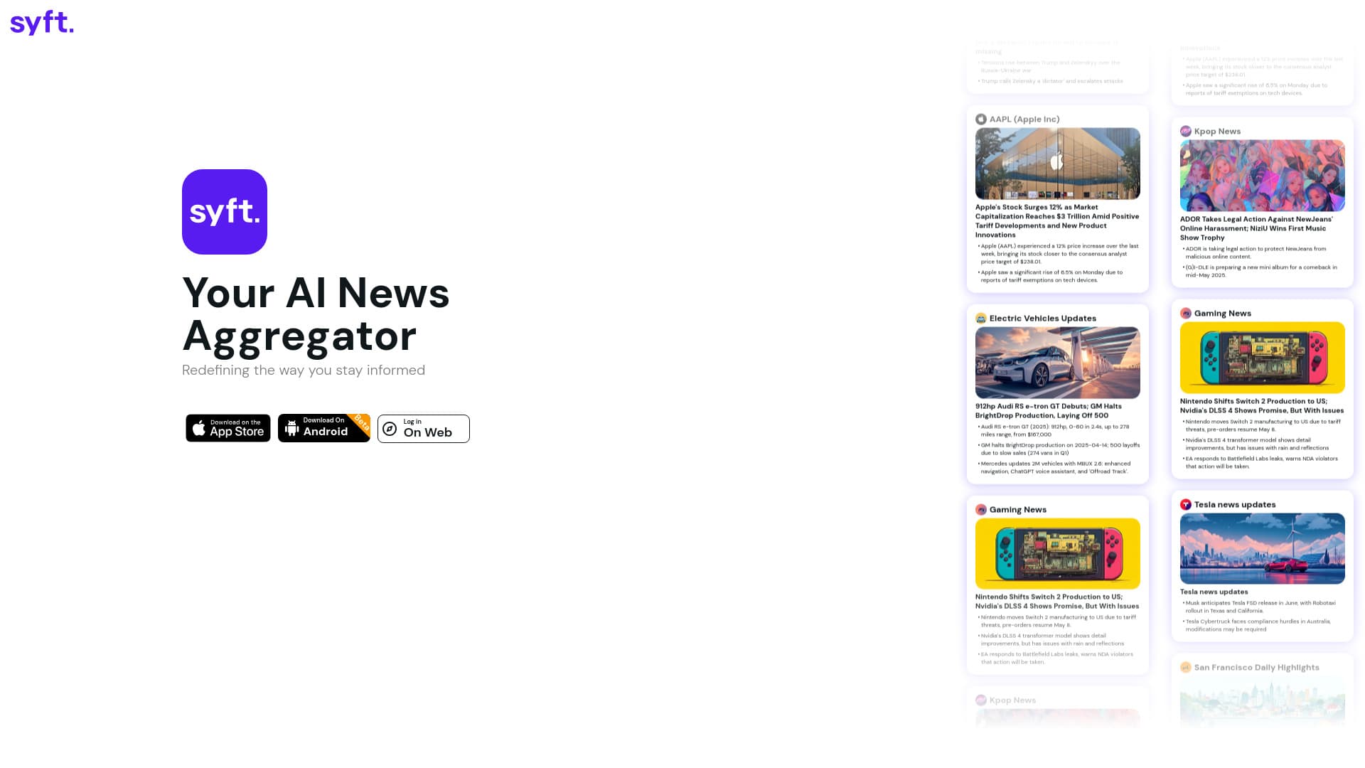 Syft AI News Aggregator thumbnail