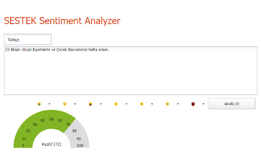 SESTEK Sentiment Analyzer thumbnail