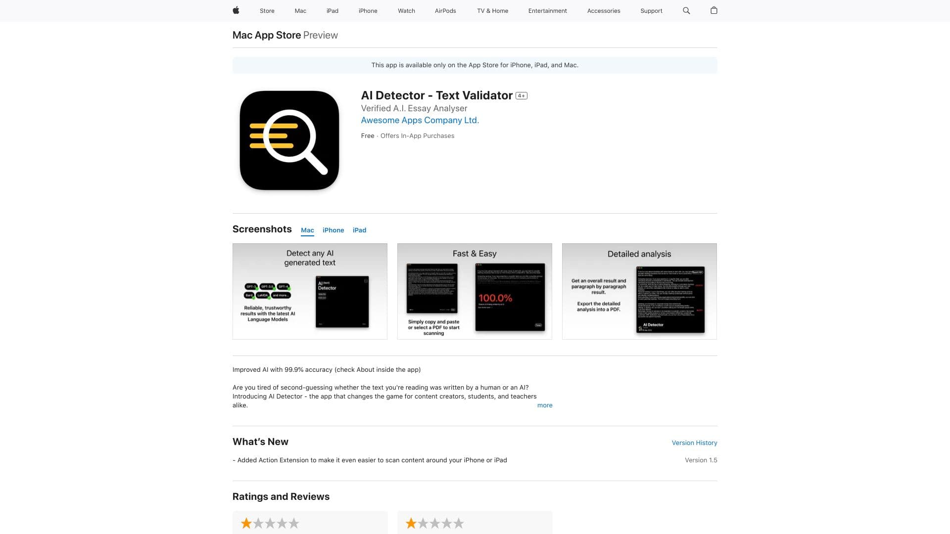 AI Detector - Text Validator thumbnail