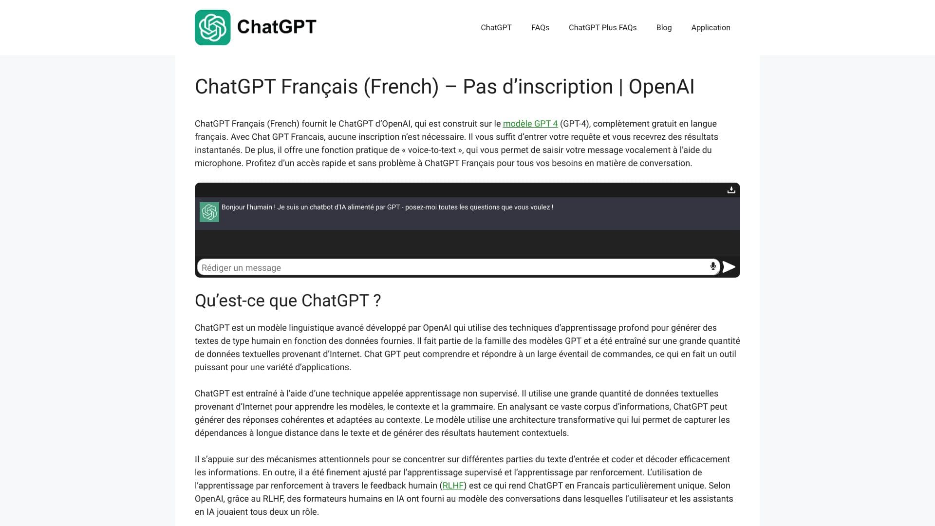 ChatGPT Français (French) thumbnail