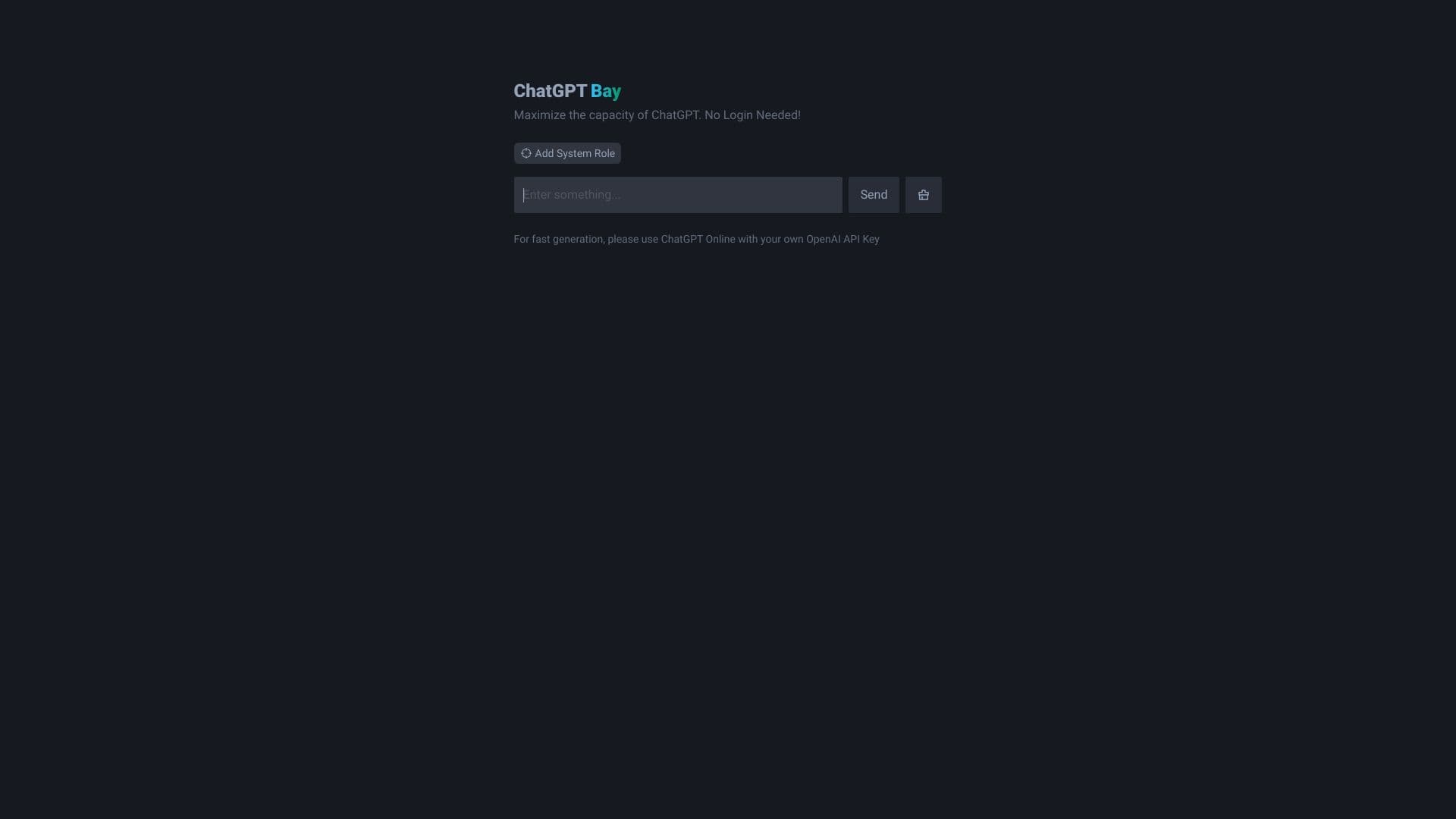 ChatGPT Bay screenshot