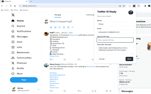 Twitter AI Reply thumbnail