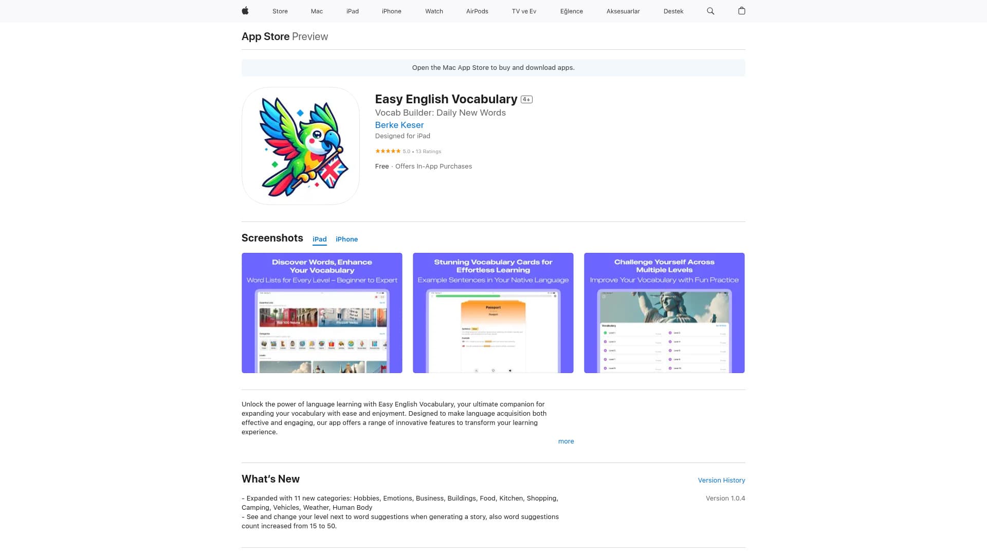 Easy English Vocabulary thumbnail