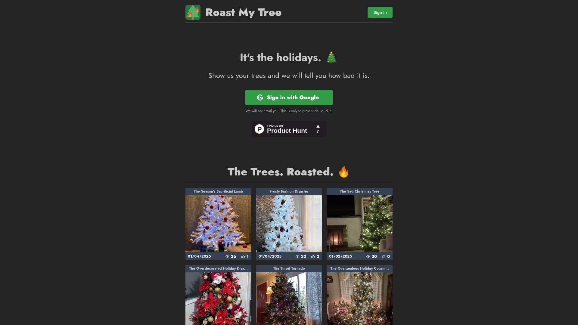 Roast My Tree thumbnail