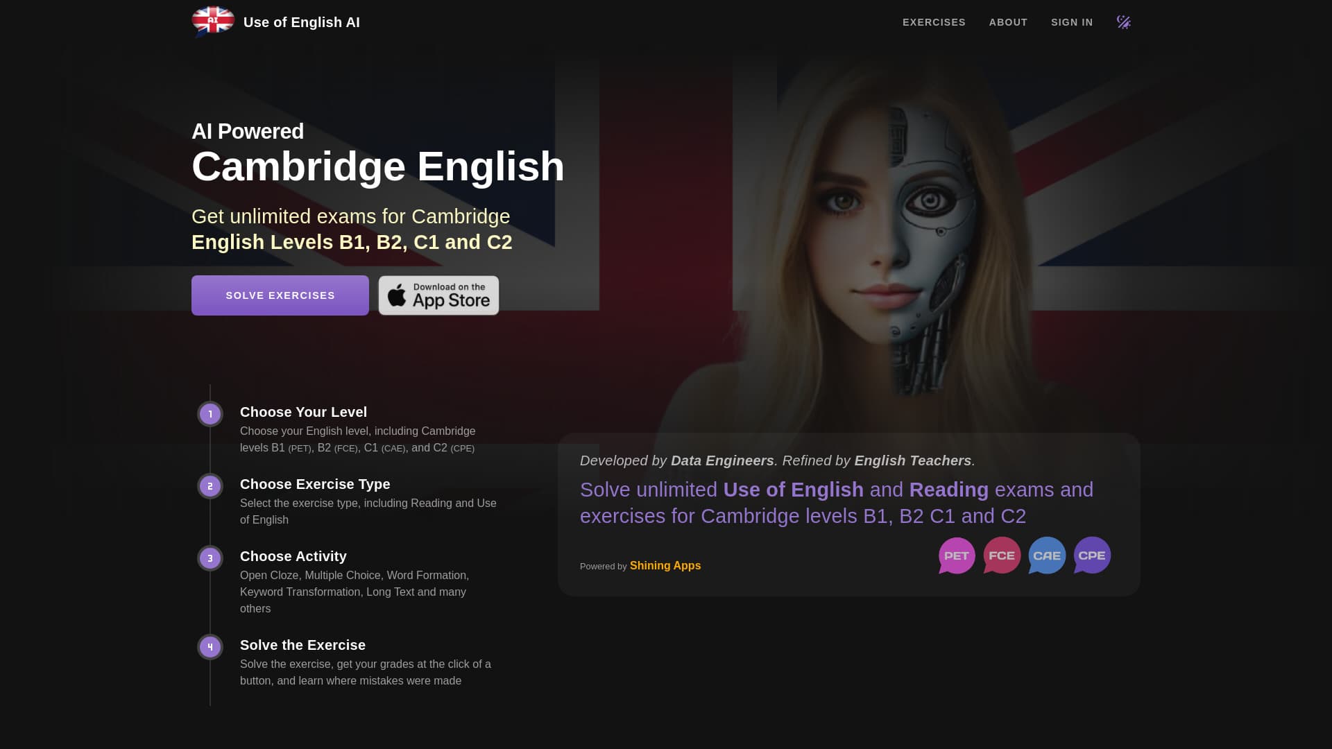 Use of English AI thumbnail