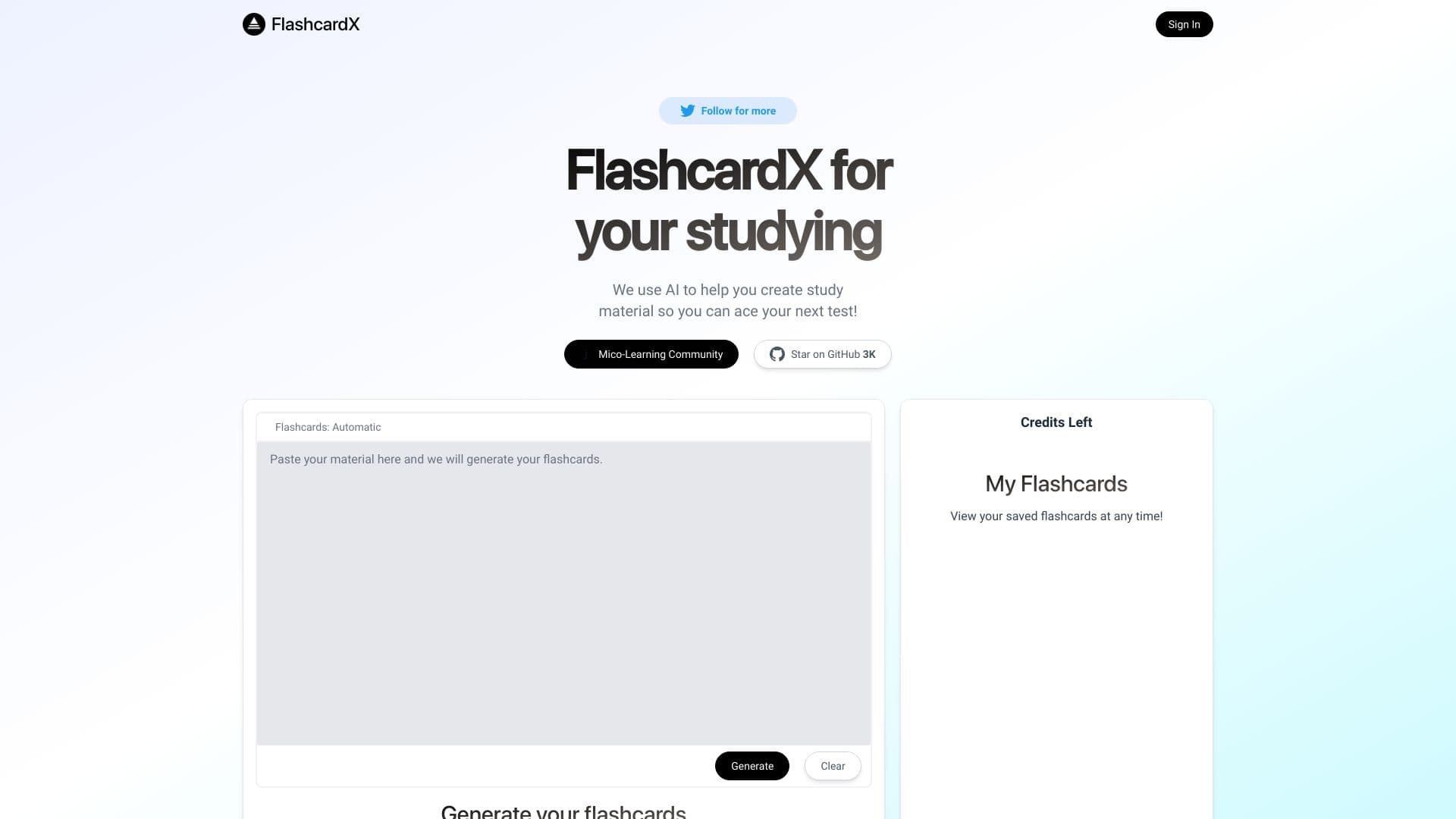 FlashcardX thumbnail