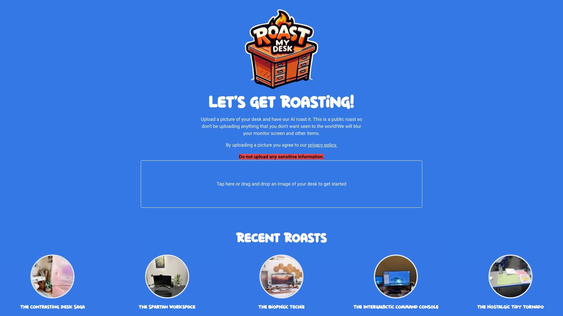 Roast my desk thumbnail